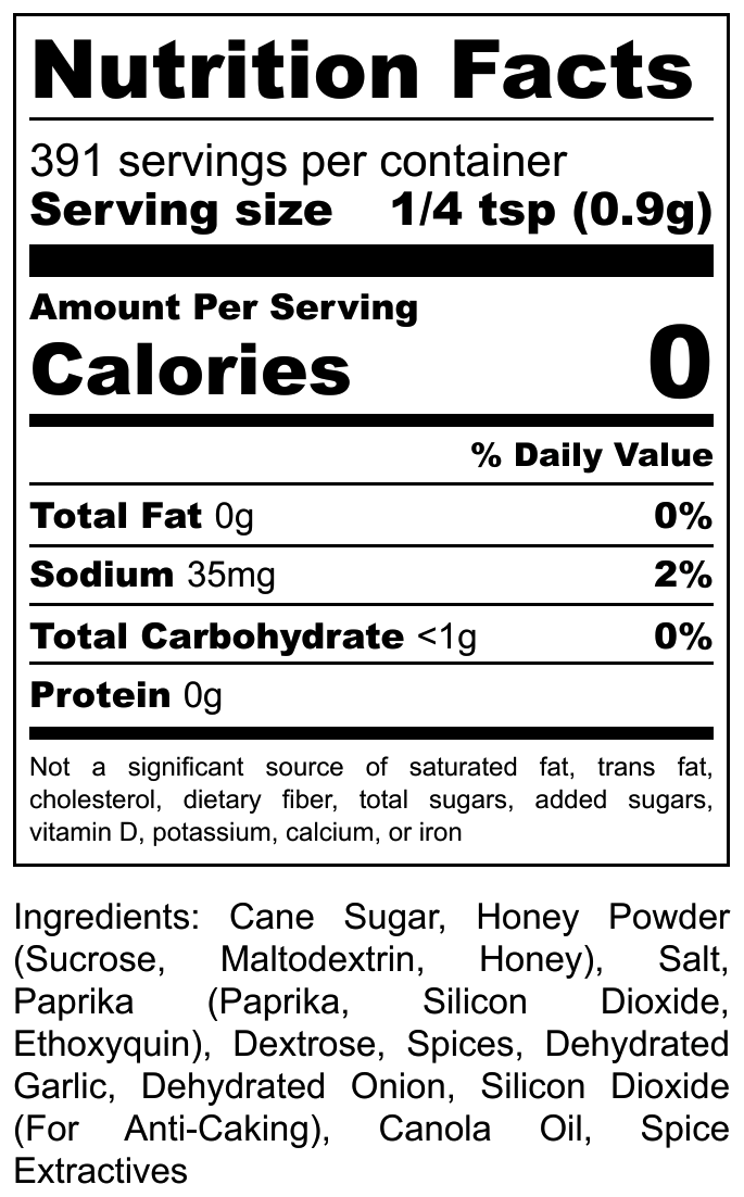 Hi-West Heavenly Honey Seasoning