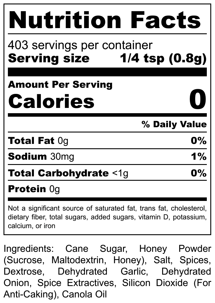 Hi-West Honey Blaze Seasoning (Spicy)