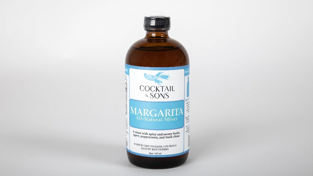 Margarita Mixer | Cocktail & Sons | All Natural Cocktail Mixers (16oz)