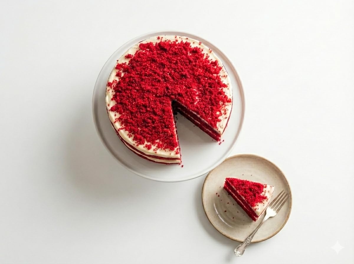 Andy Anand Sugar-Free Red Velvet Cake (2.4 lbs) | Sugar-Free & Keto Cake | Local SoCal Bakery