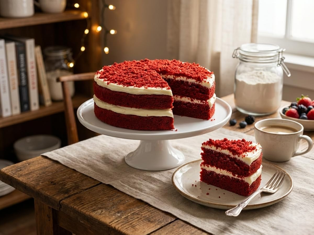 Andy Anand Sugar-Free Red Velvet Cake (2.4 lbs) | Sugar-Free & Keto Cake | Local SoCal Bakery