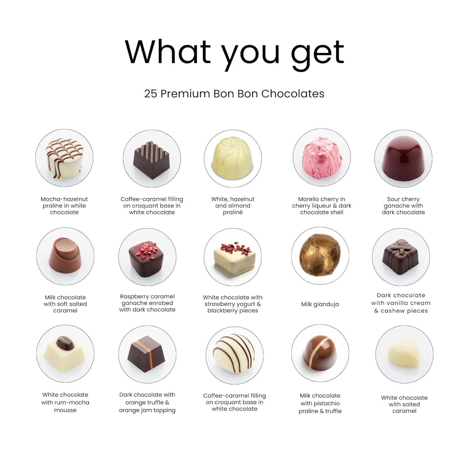 Andy Anand Chocolate Truffles Bonbon Praline Box | 60% Cocoa Butter Gift Box | Local SoCal Chocolatier