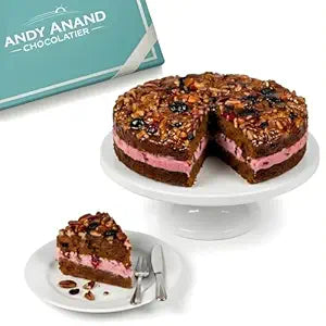 Andy Anand Sugar-Free Keto Fruit Cake, 9-Inch, 2 lb – Low-Carb, Delicious & Decadent, Perfect for Diabetics & Keto Diet Birthday Gift Box