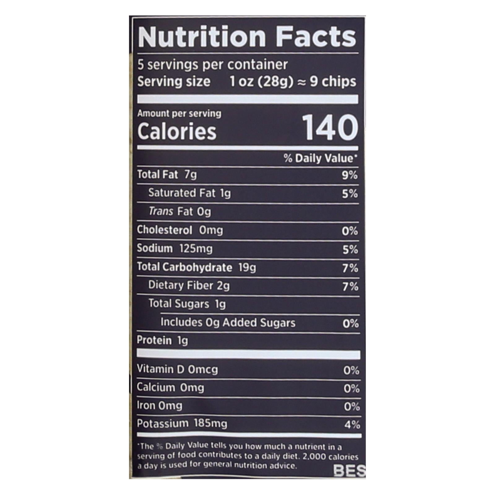 Siete Grain Free Tortilla Chips, Almond Flour, Sea Salt (Pack of 12 - 5 Oz.)