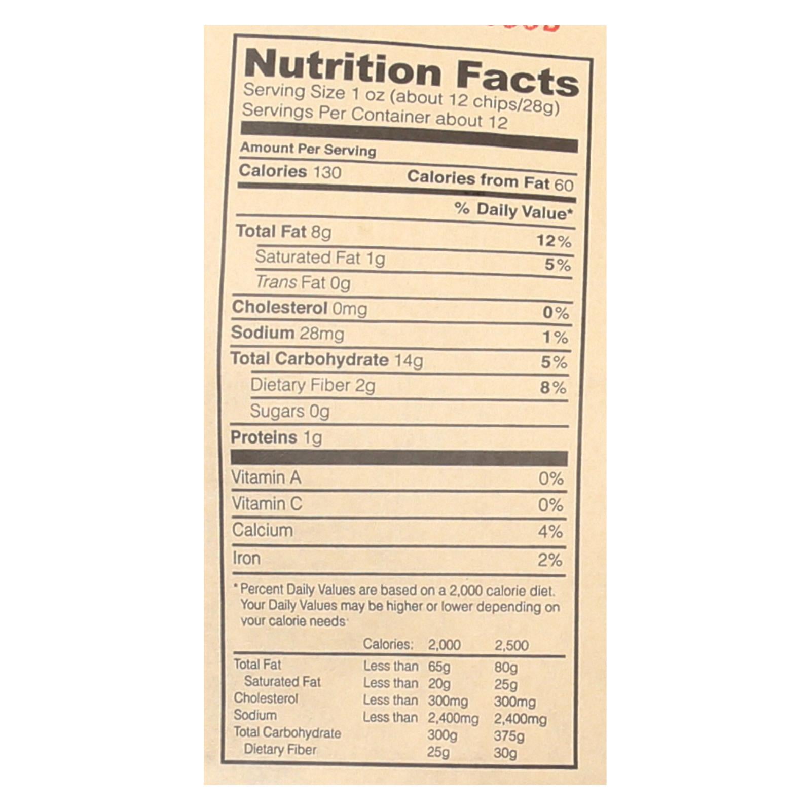 Mi Nina's Crisp Sea Salt White Corn Tortilla Chips (Pack of 9 - 12 Oz.)