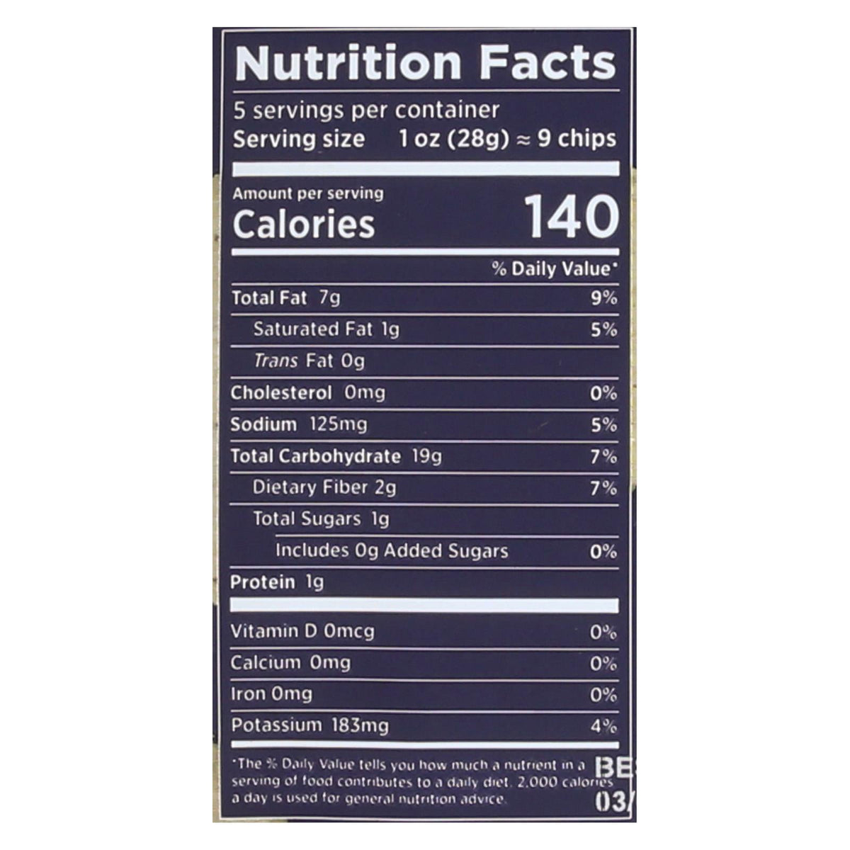 Siete Lime Tortilla Chips, 5 oz (Case of 12)