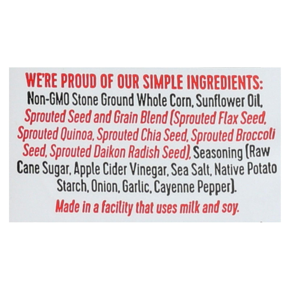 Way Better Snacks Sweet Chili Tortilla Chips, 1 oz (Case of 12)