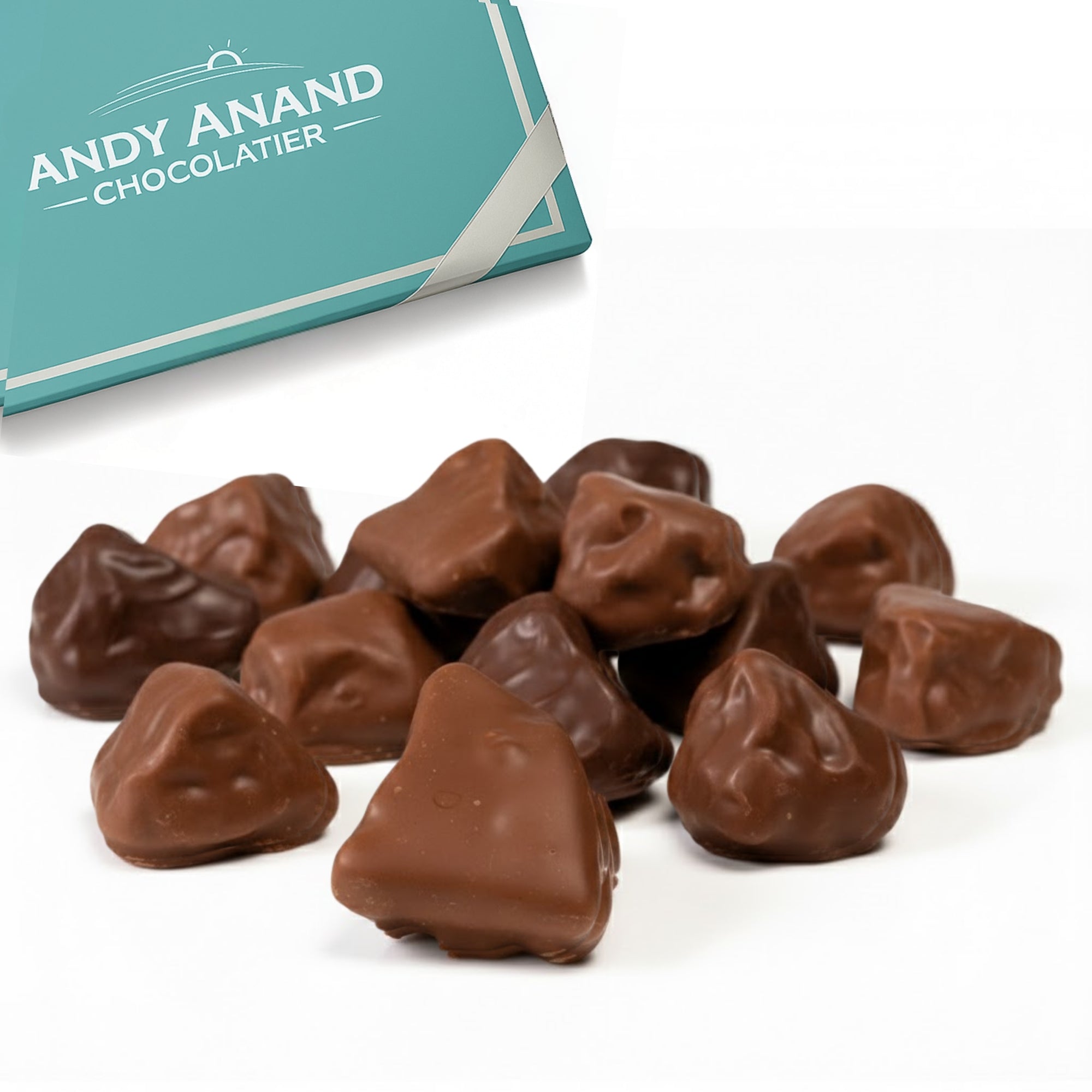 Andy Anand Belgian Milk Chocolate Honeycomb Sponge Candy, 1 lb – Handcrafted Gourmet Gift Box, Luxurious for Birthday & Special Occasions