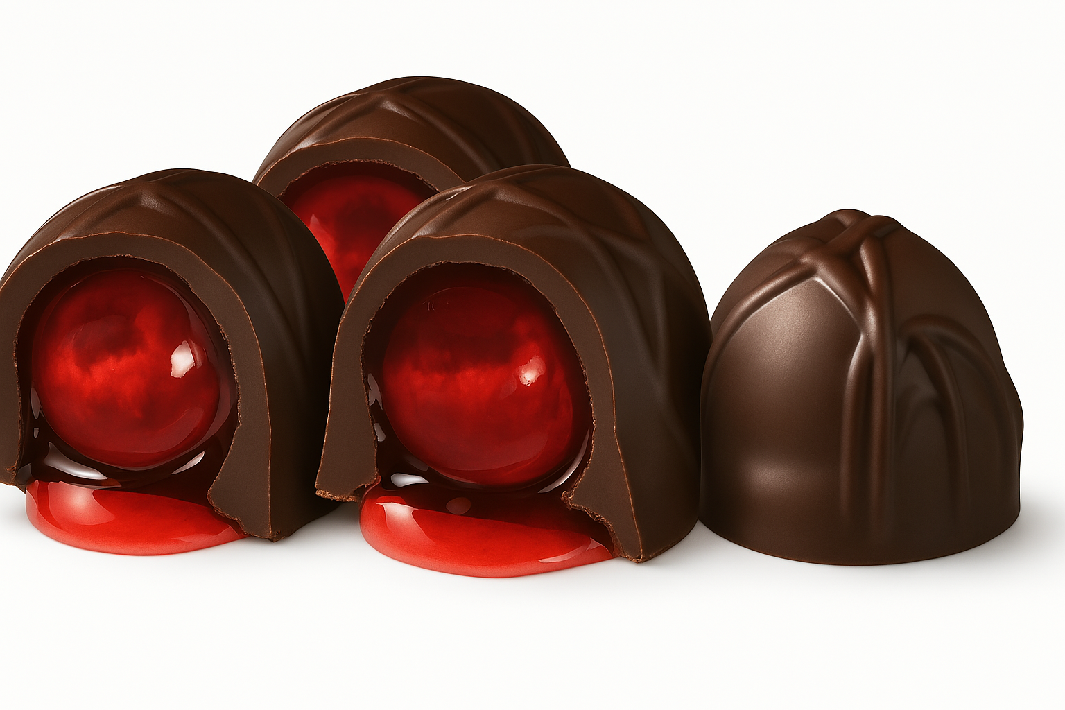Andy Anand Sugar-Free Vegan Dark Chocolate Cherry Cordial Truffles (24 pc) | 60% Cocoa Butter | Local SoCal Chocolatier