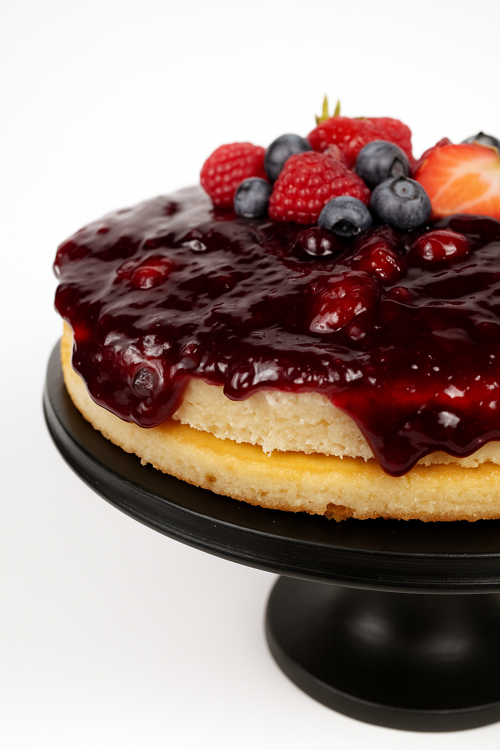 Andy Anand Sugar-Free Gluten-Free Wildberry Cake (2.5 lbs) | Keto & Diabetic-Friendly | SoCal Bakery