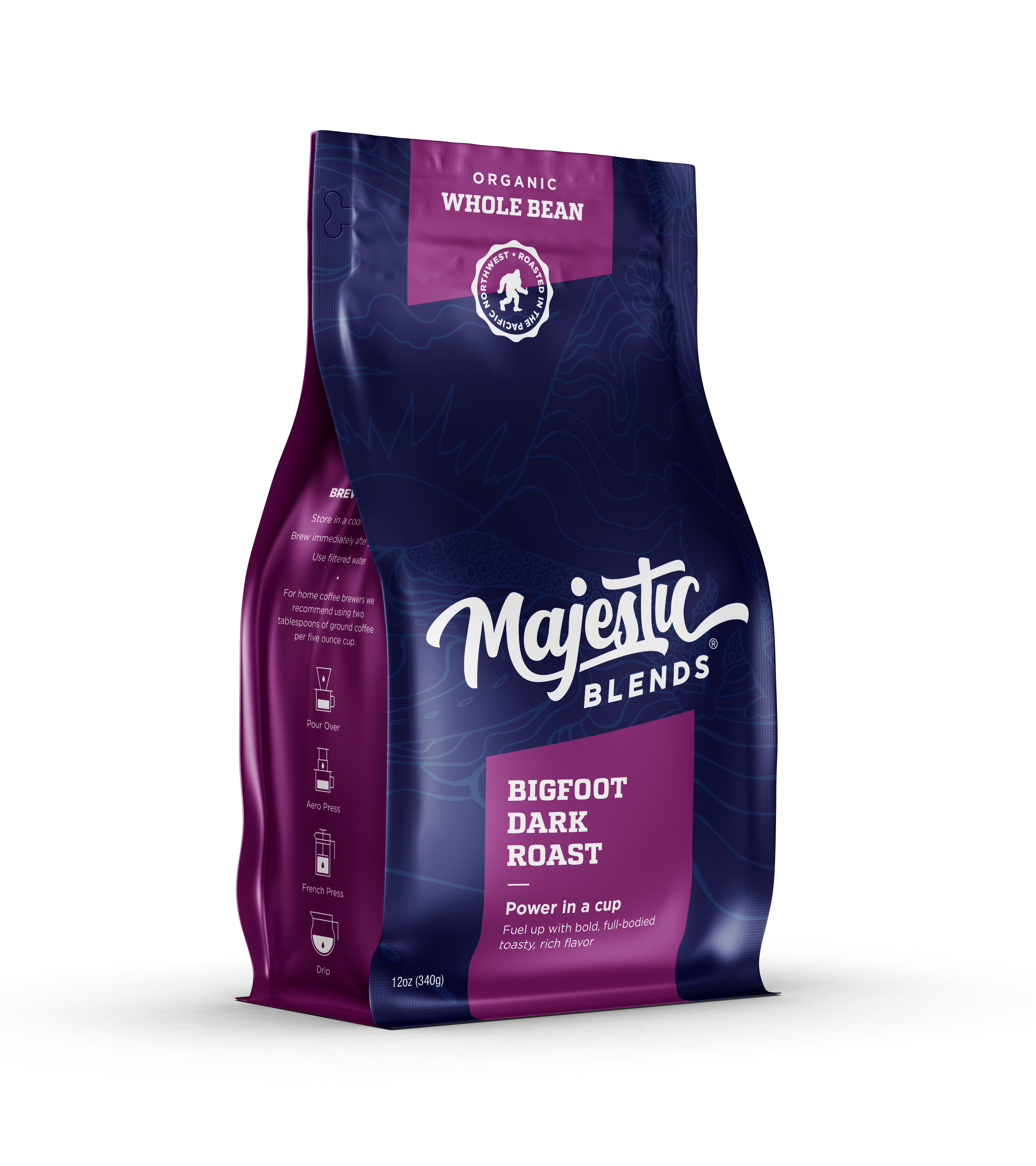Bigfoot Dark Roast, Majestic Coffee (Bag)