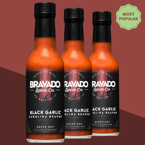 Black Garlic Carolina Reaper Hot Sauce - Hot Ones Season 6