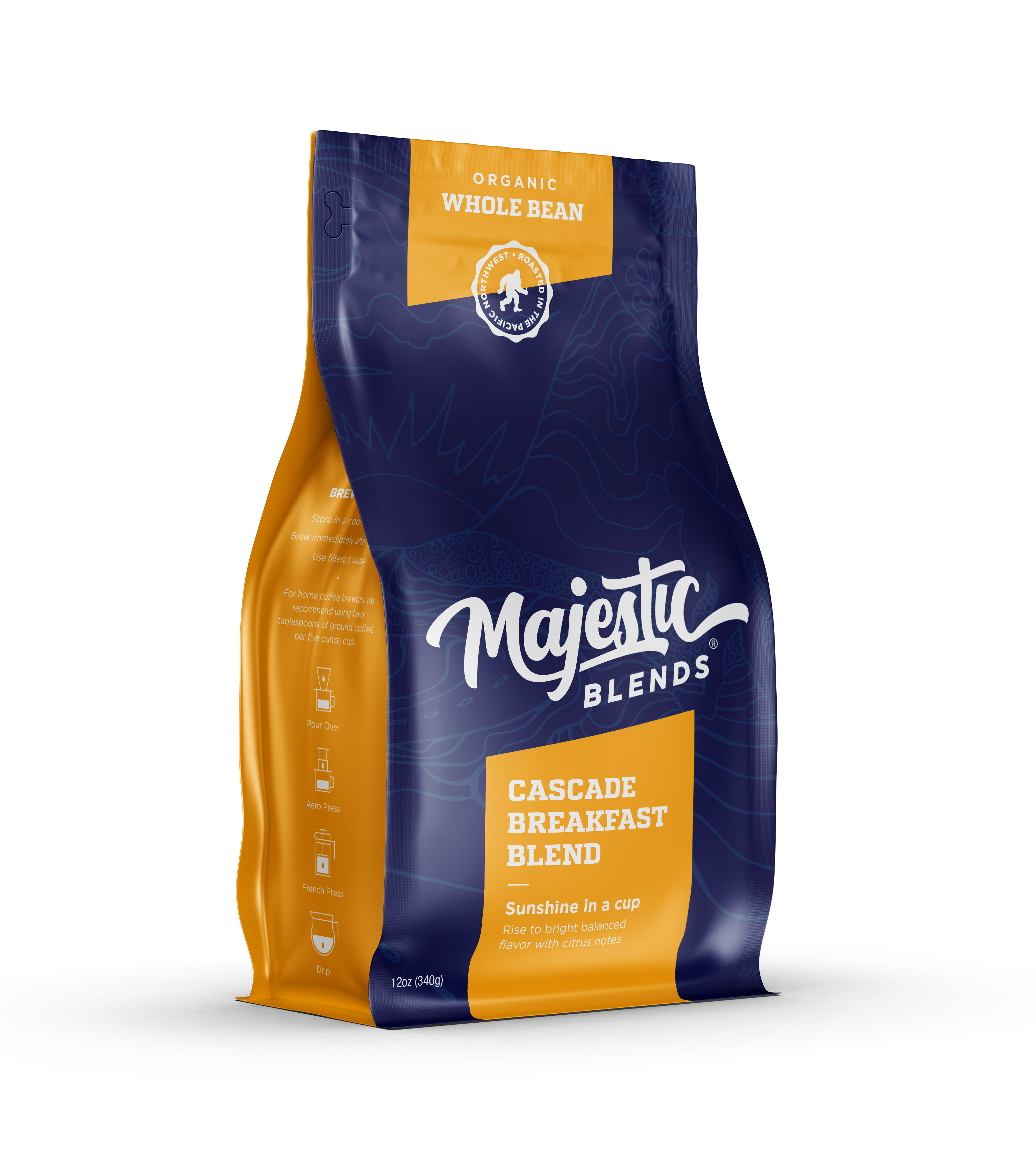 Cascade Breakfast Blend, Majestic Coffee (Bag)