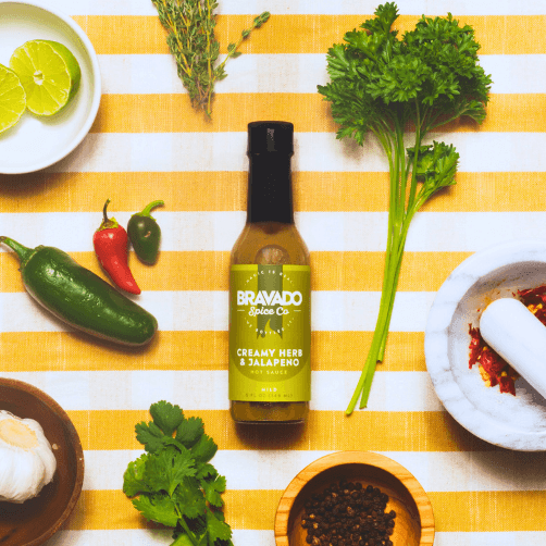 Creamy Herb & Jalapeño Hot Sauce