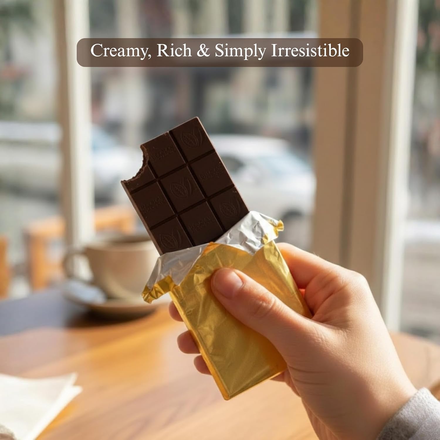 Andy Anand Sugar-Free 80% Cacao Belgian Dark Chocolate Bars (4 pc) | Sugar-Free & Keto Chocolate | Local SoCal Chocolatier