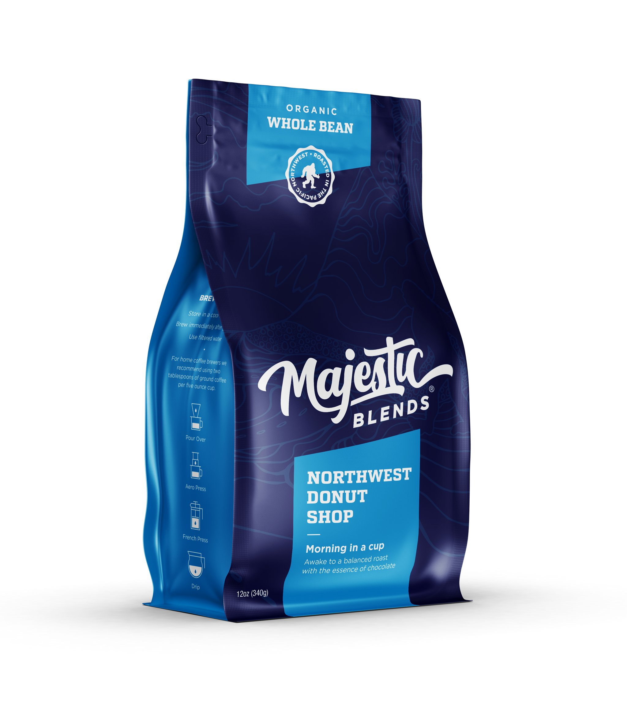 Manimaris pancakebasket（double）natural Northwest Donut Shop, Majestic Coffee (Bag)