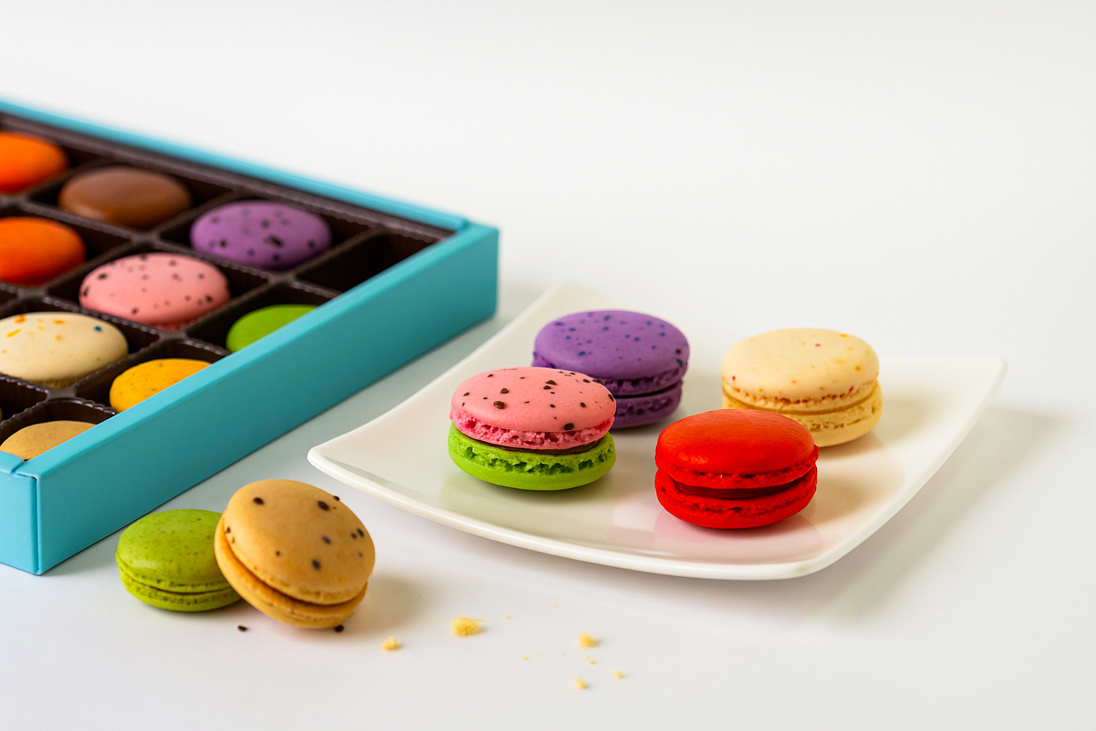Andy Anand French Macarons (24 pc) | Made Fresh Daily, Gift Box | Local SoCal Bakery