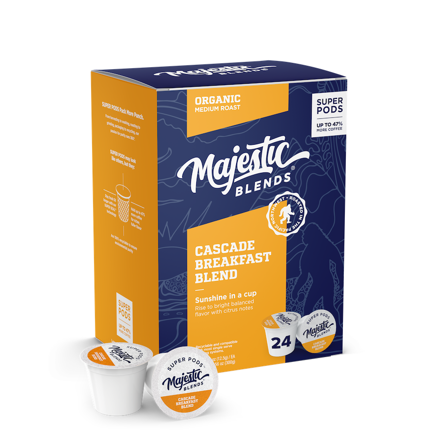 Cascade Breakfast Blend, Majestic Coffee