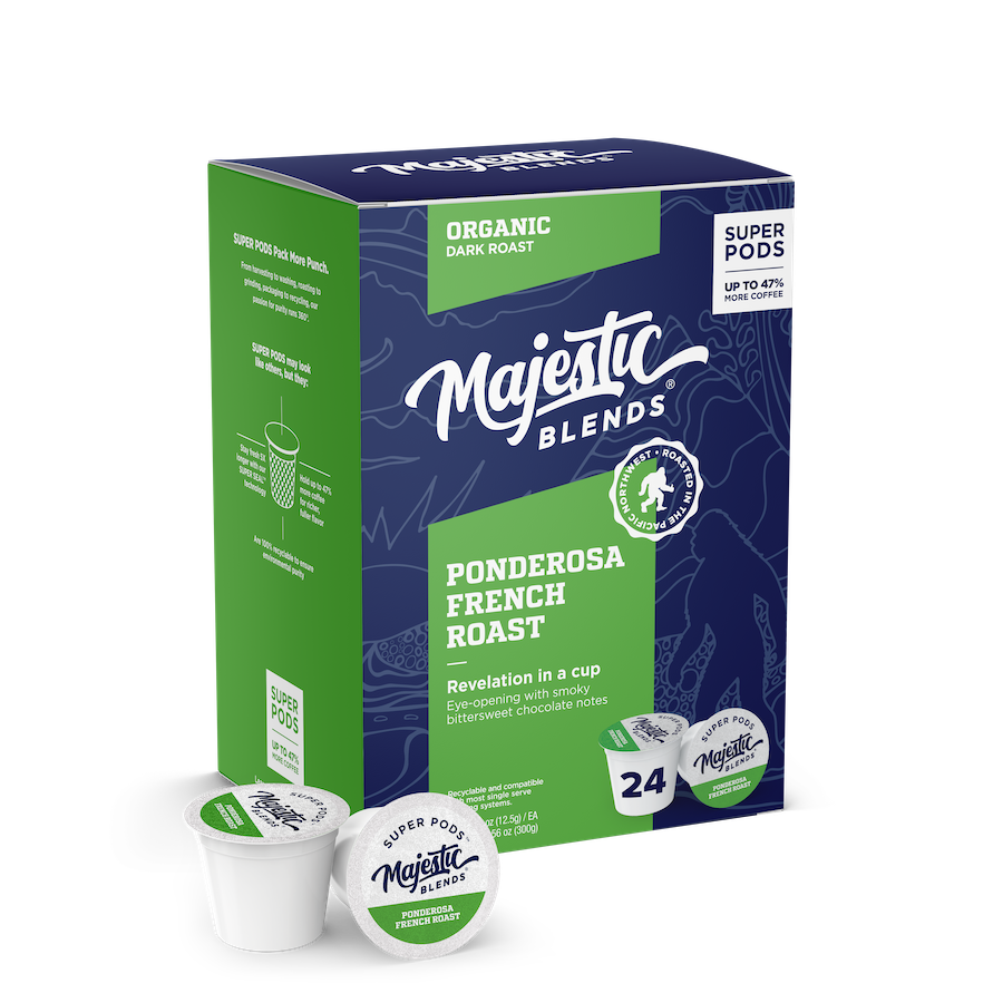 Ponderosa French Roast, Majestic Coffee