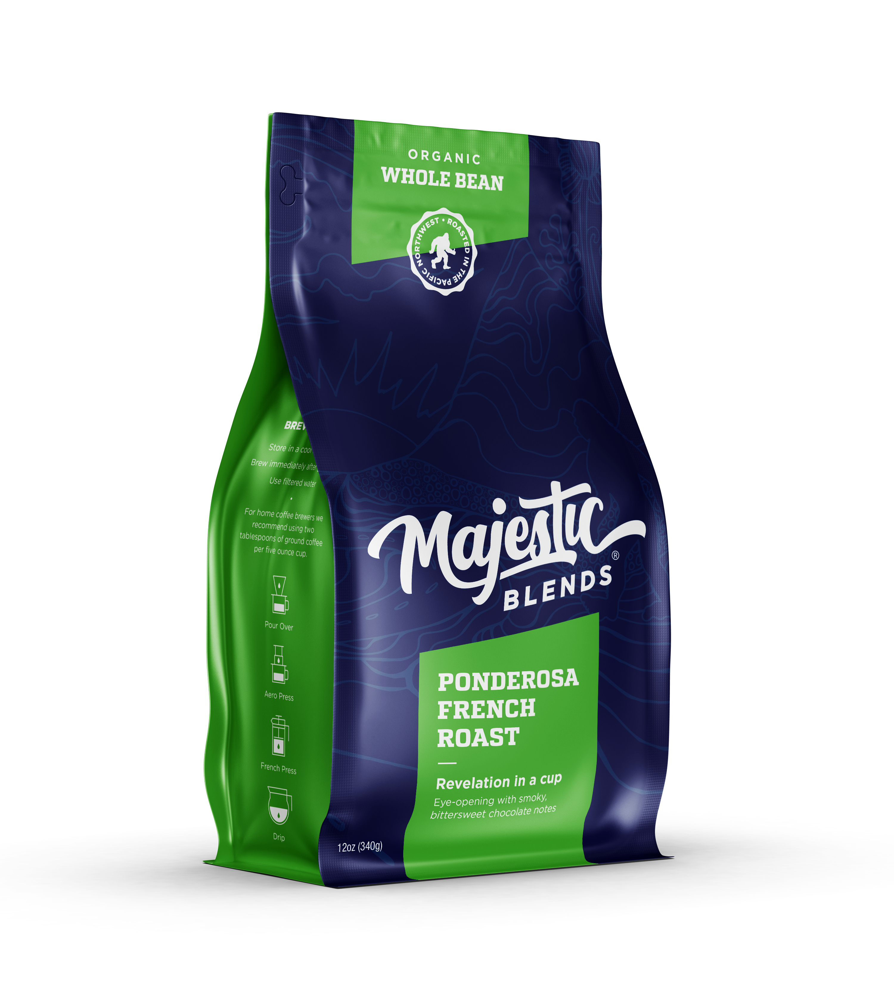 Ponderosa French Roast, Majestic Coffee (Bag)