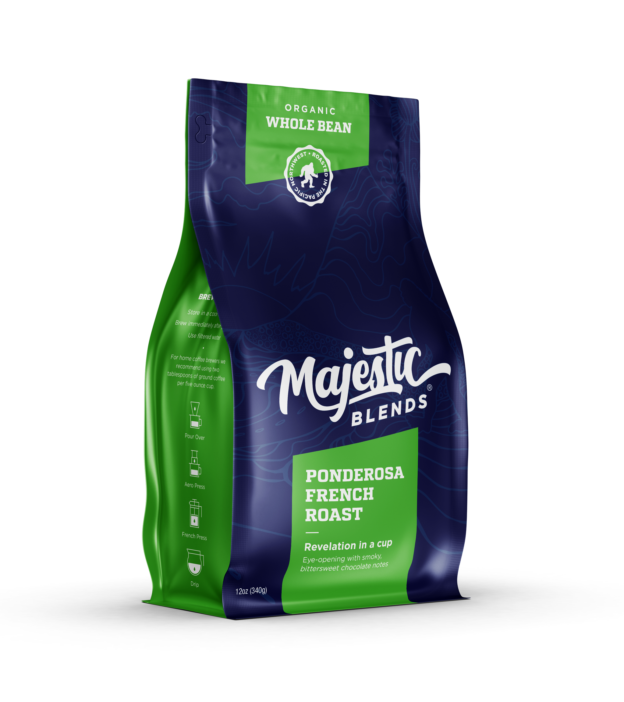 Ponderosa French Roast, Majestic Coffee (Bag)