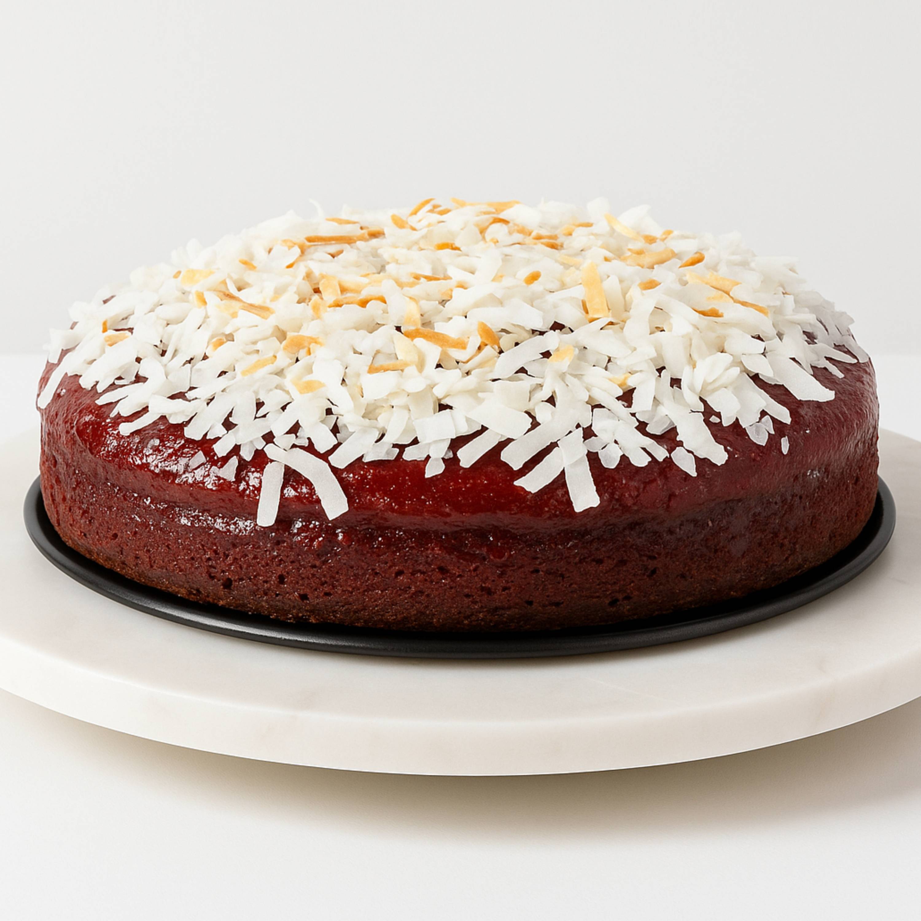 Andy Anand Gluten-Free Raspberry Chocolate Truffle Coconut Cake (9-inch, 2.8 lbs) | Hand-Baked Bakery Cake | Local SoCal Bakery