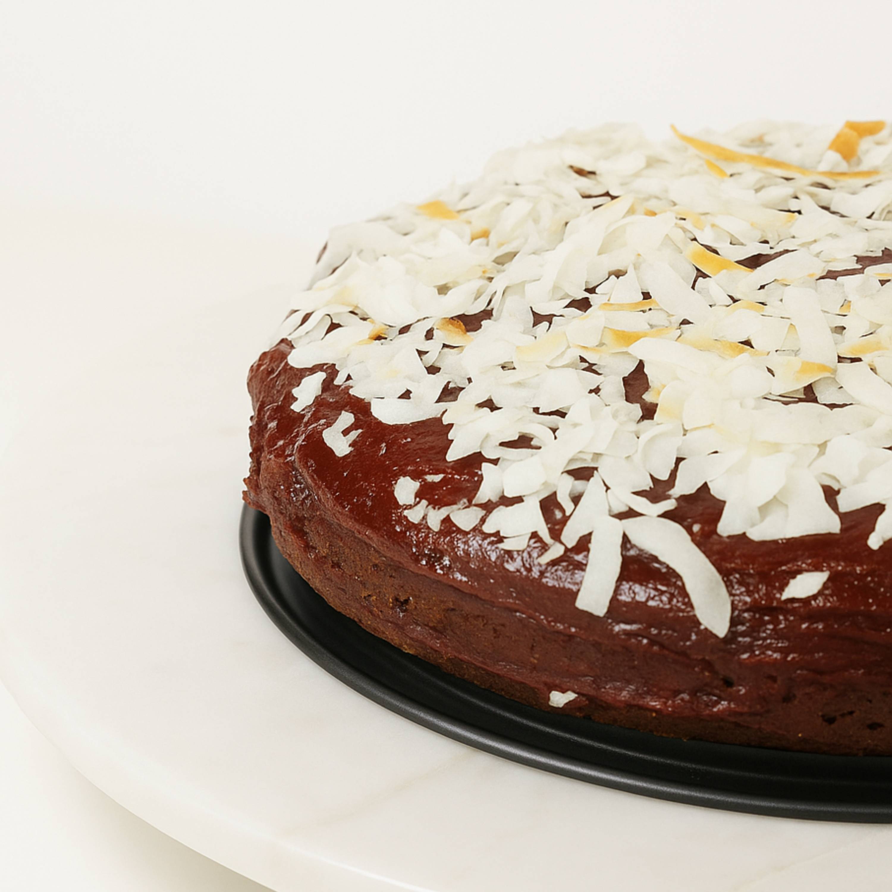 Andy Anand Gluten-Free Raspberry Chocolate Truffle Coconut Cake (9-inch, 2.8 lbs) | Hand-Baked Bakery Cake | Local SoCal Bakery