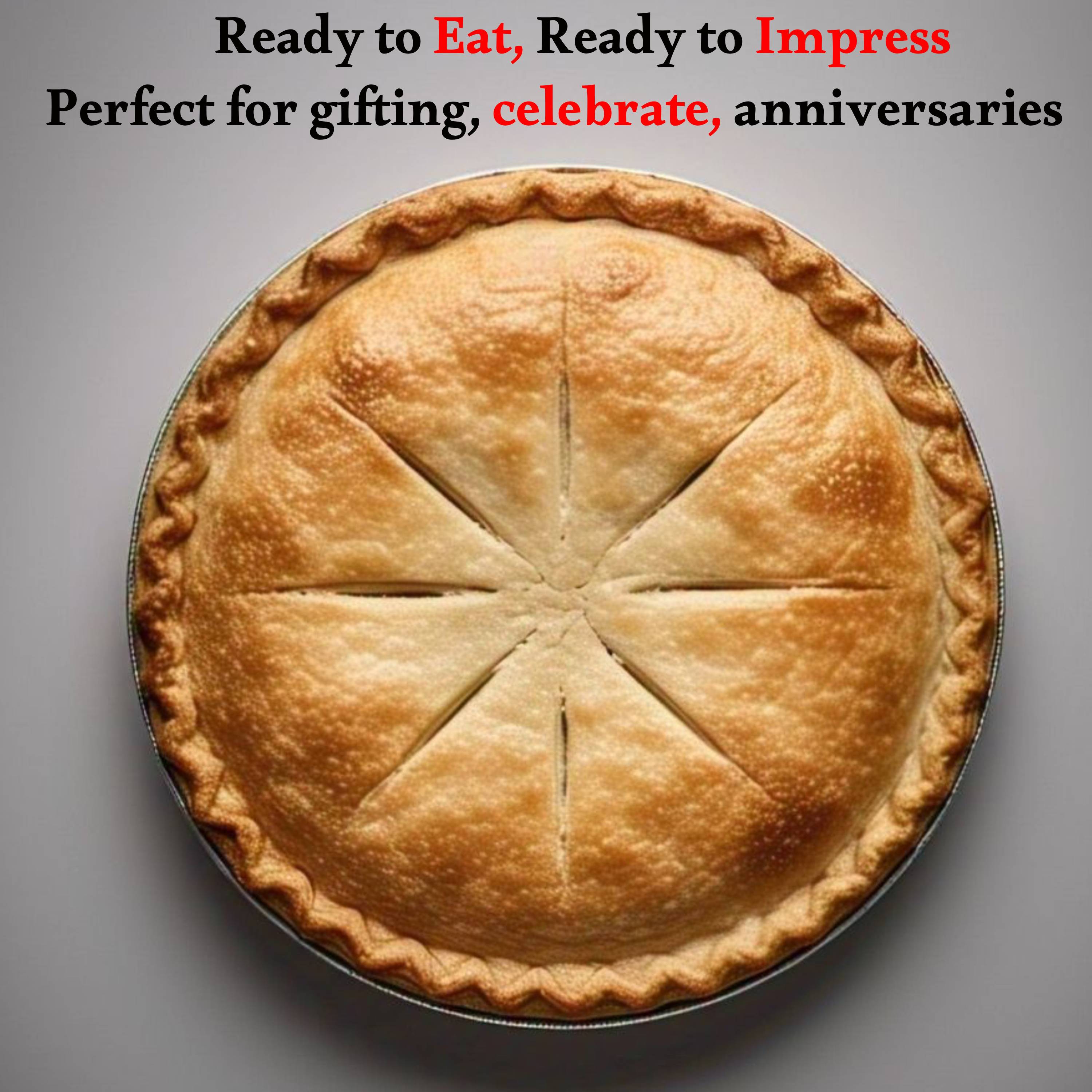 Andy Anand Sugar-Free Cherry Pie (2.9 lbs) | Sugar-Free & Keto Pie | Local SoCal Bakery