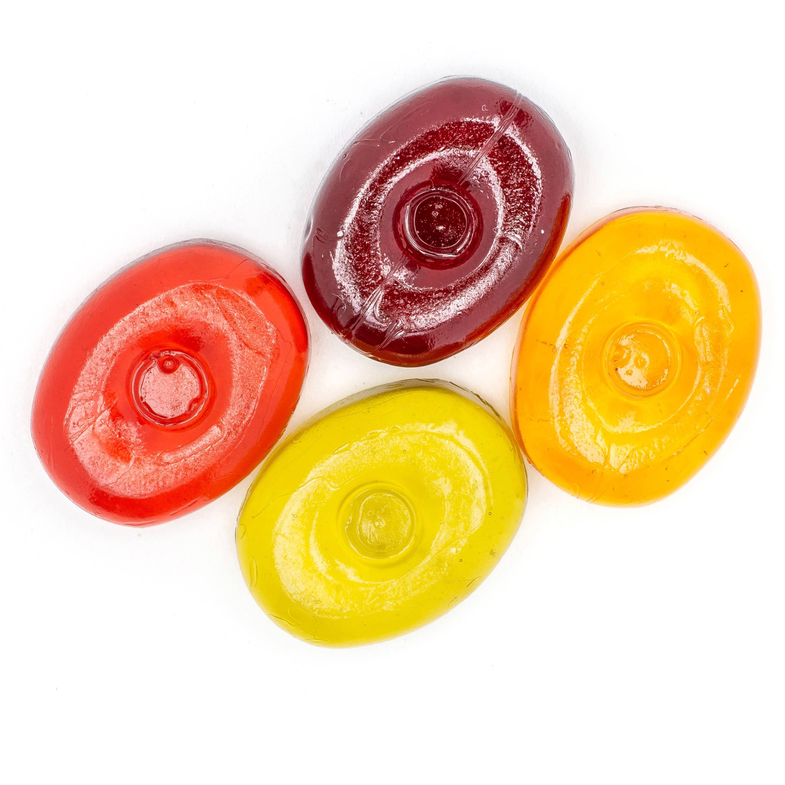 Andy Anand Sugar-Free Tropical Fruit Hard Candy with Vitamin C (40 ct, 7 oz) | Low-Calorie, Keto, Gluten-Free | Local SoCal Bakery