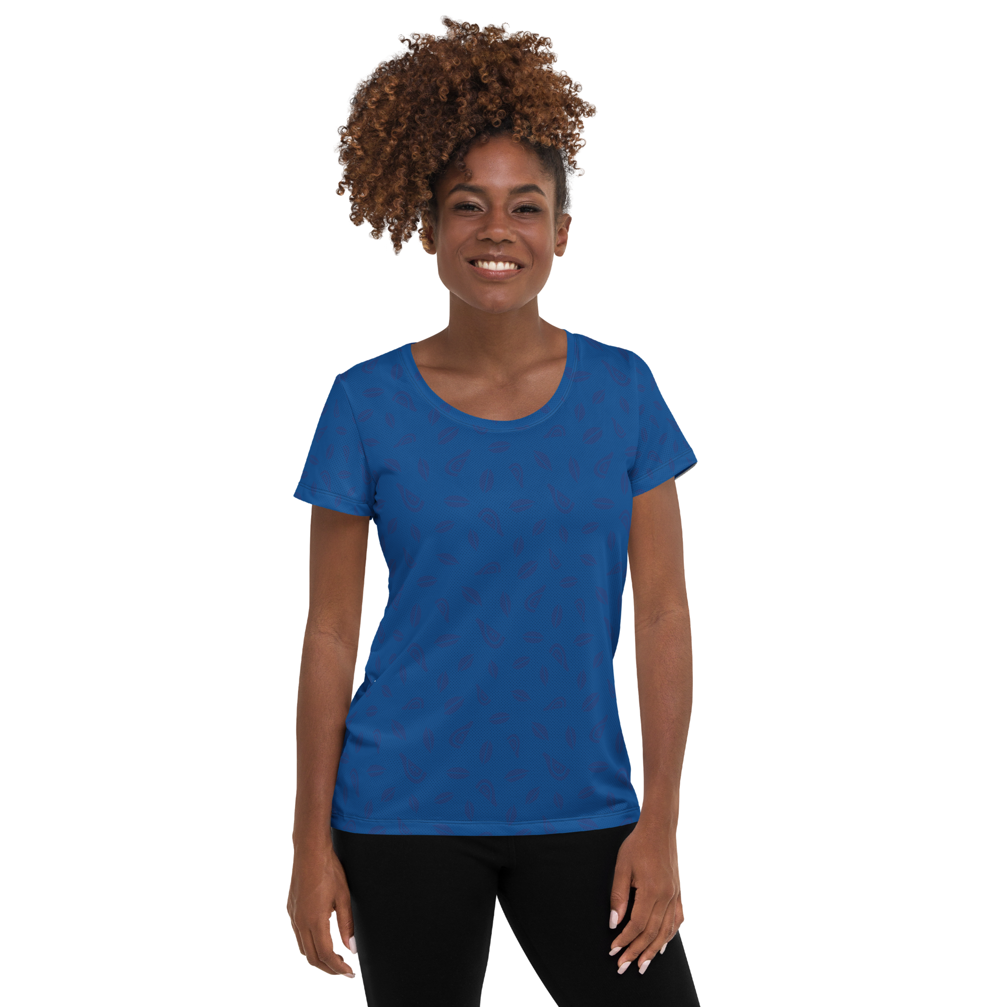 Women's Athletic Tee - Blueberry