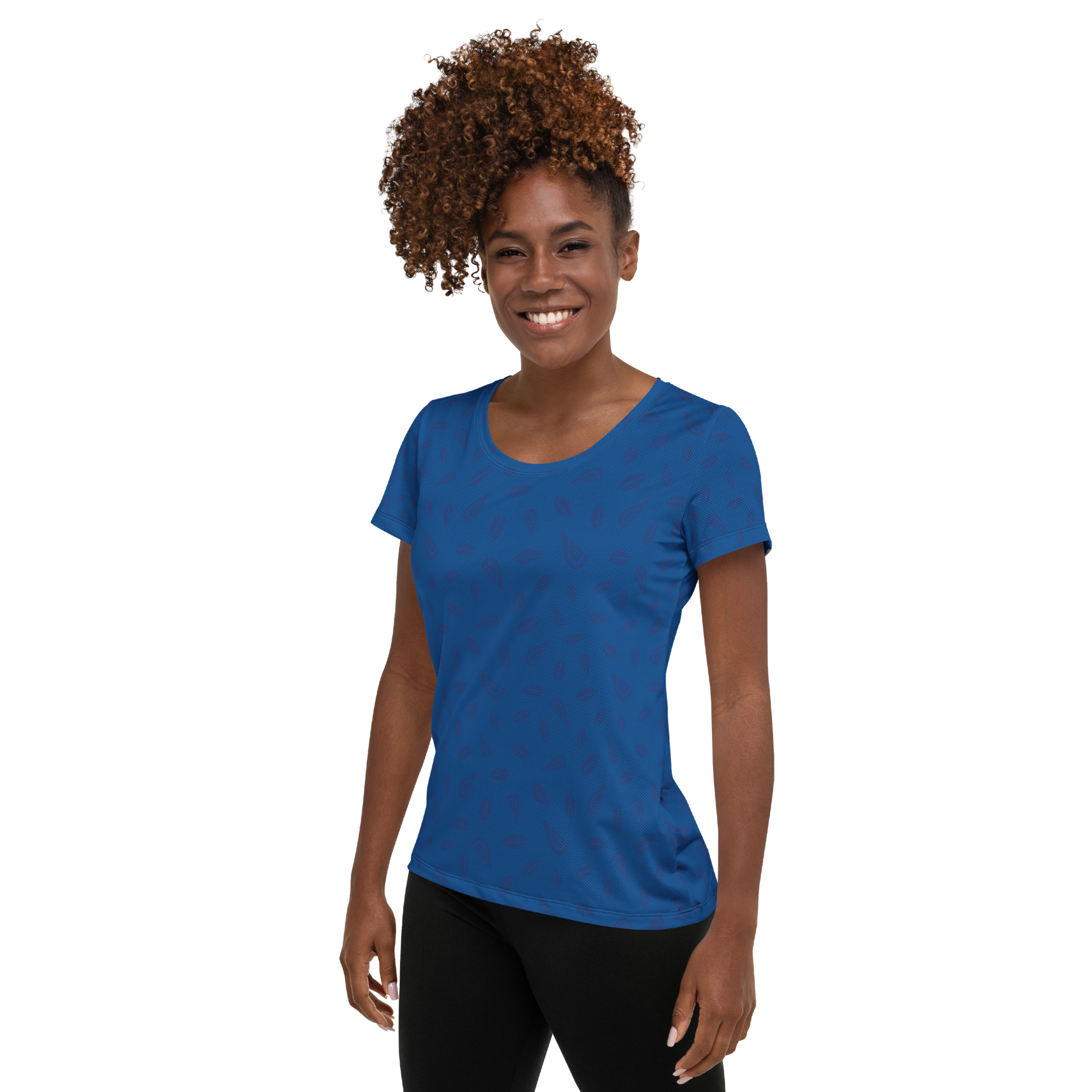 Women's Athletic Tee - Blueberry