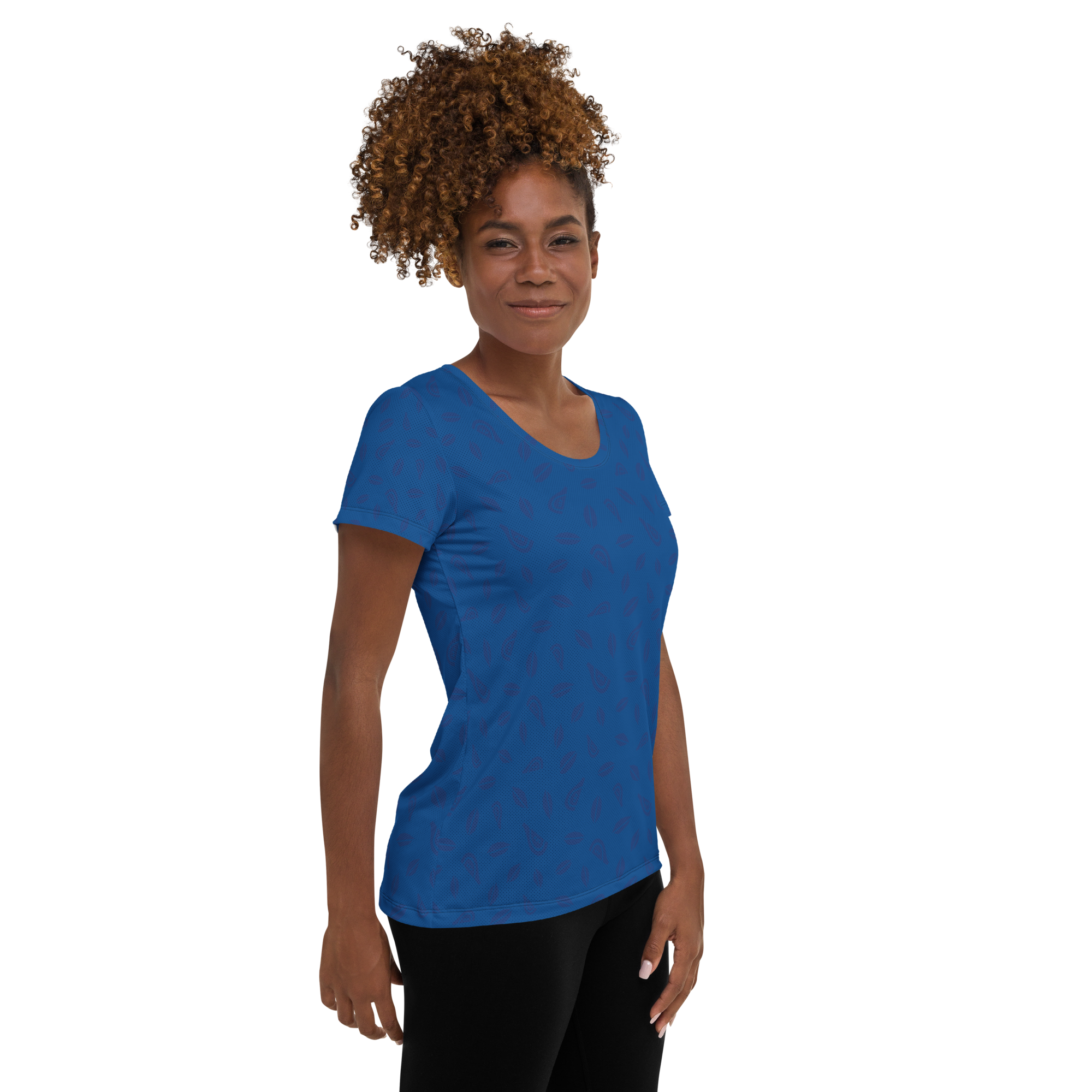 Women's Athletic Tee - Blueberry
