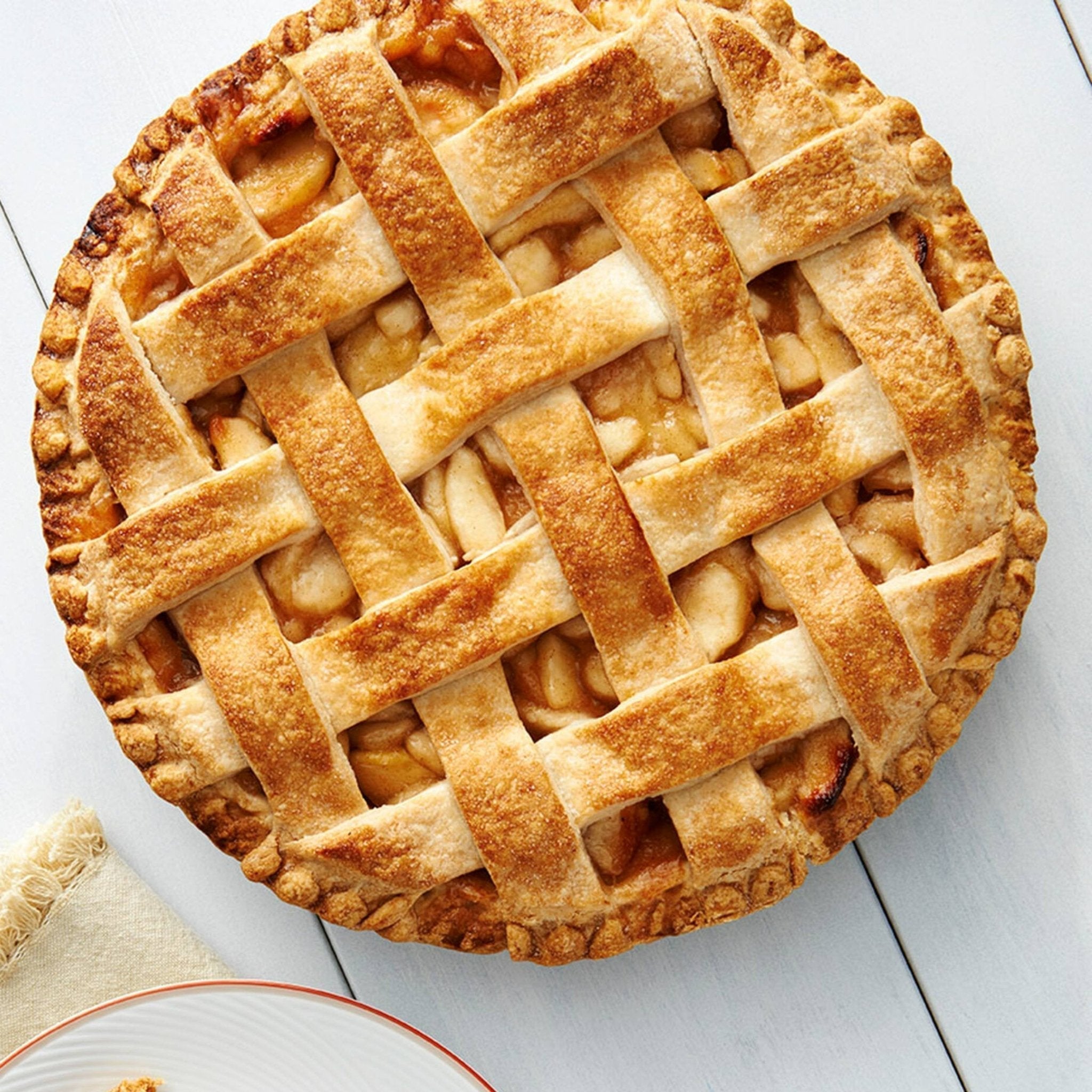 Andy Anand Apple Pie (10-inch, 4.5 lbs) | Classic Tender Apples & Flaky Crust | Local SoCal Bakery