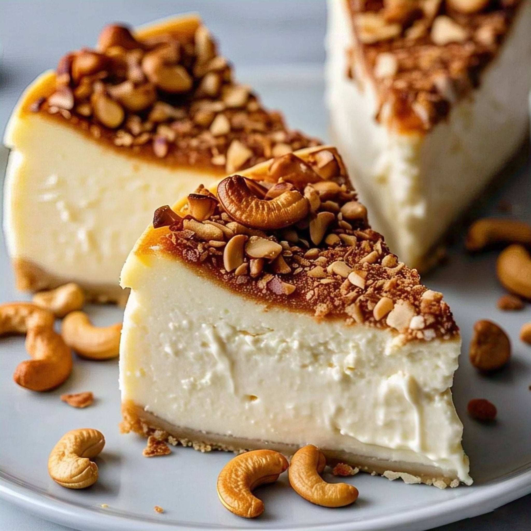 Andy Anand Caramel Cashew Cheesecake (9-inch, 2.6 lbs) | Hand-Baked Bakery Cheesecake | Local SoCal Bakery