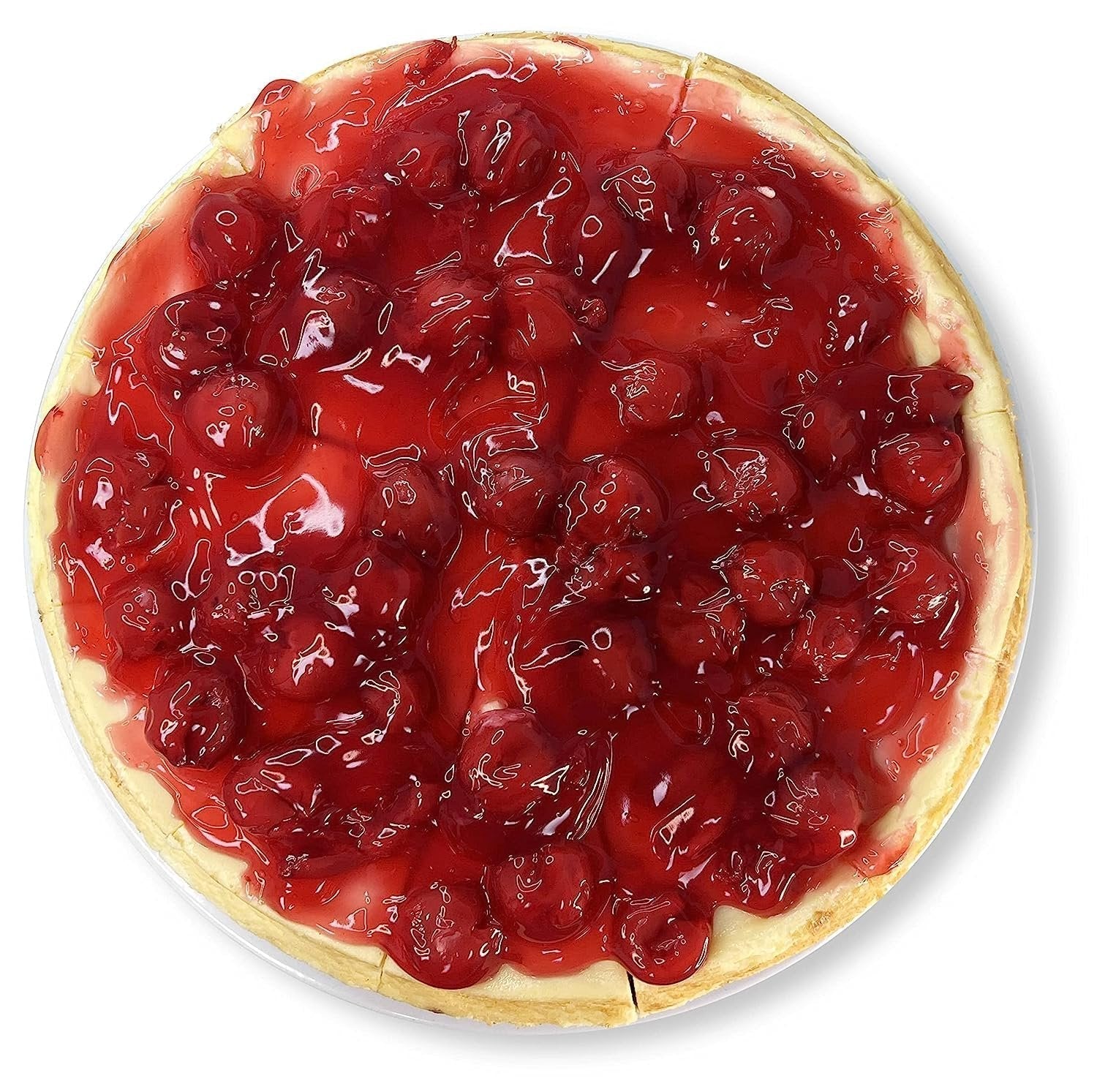 Andy Anand Sugar-Free Cherry Cheesecake, 9-Inch, 3.4 lb – Diabetic-Friendly, Freshly Baked, California Cream Cheese, All-Natural Gift Box