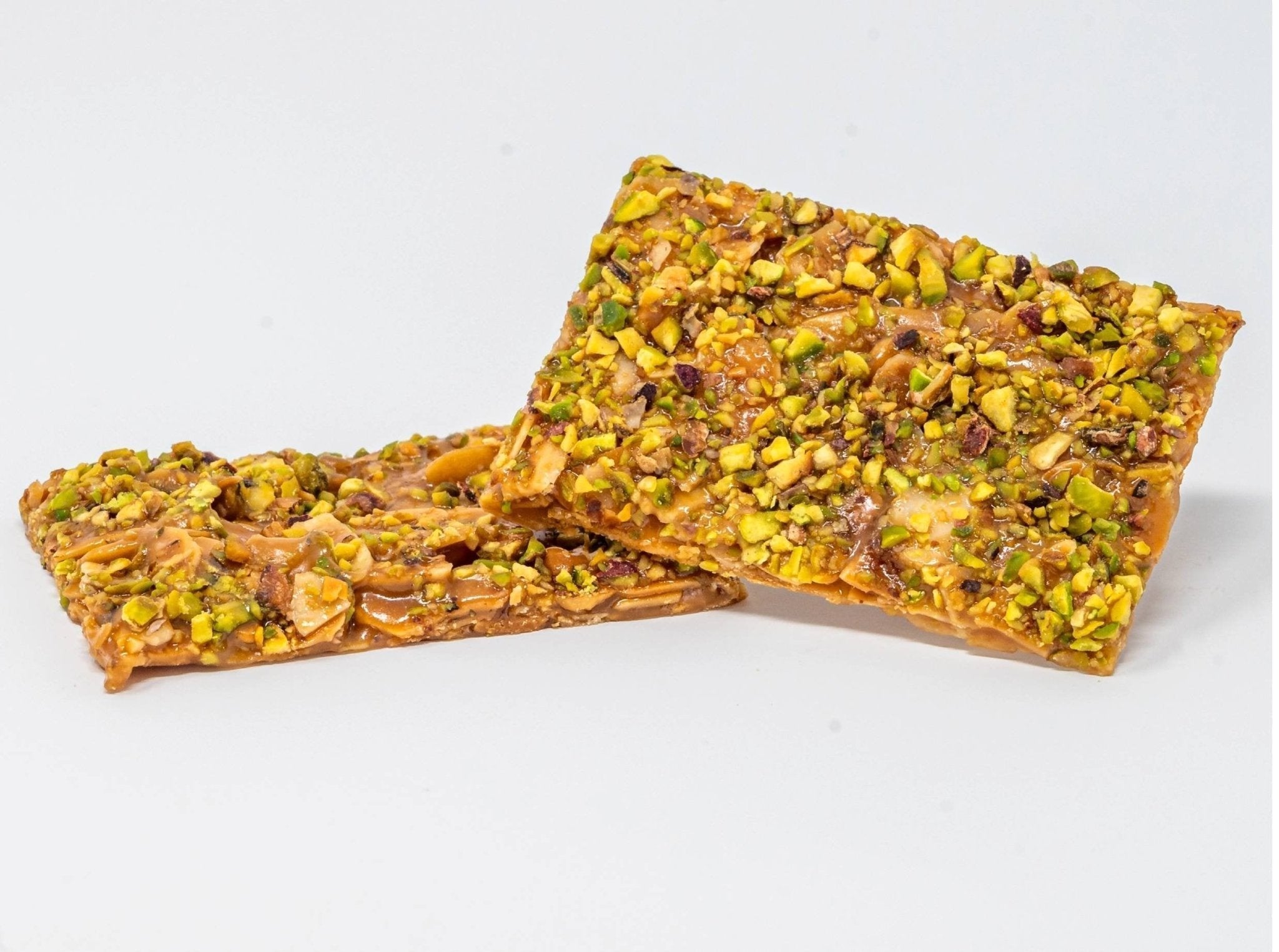 Andy Anand Italian Pistachio Brittle (7 oz) | Healthy Brittle Made in Italy | Local SoCal Bakery