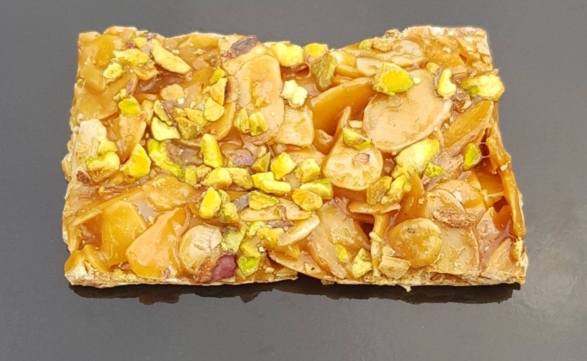 Andy Anand Italian Pistachio Brittle (7 oz) | Healthy Brittle Made in Italy | Local SoCal Bakery