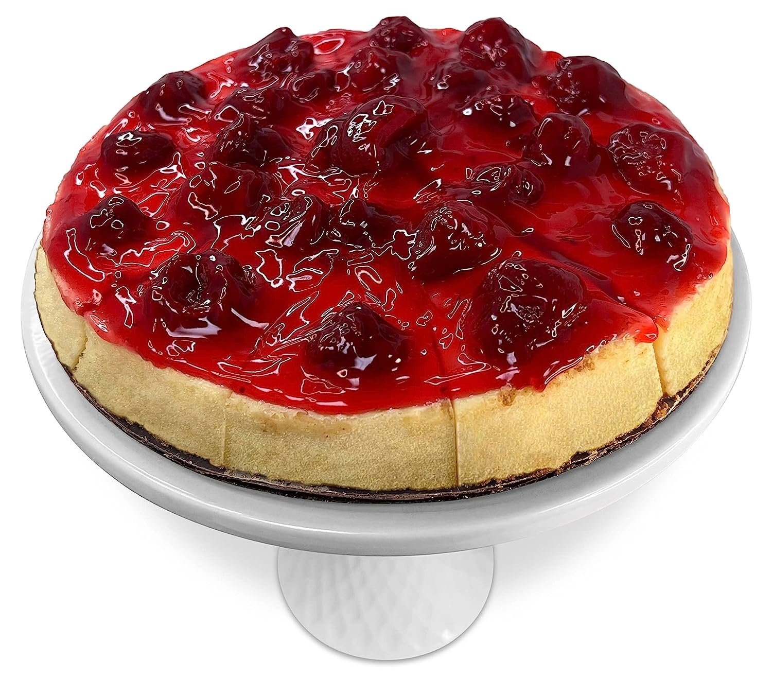 Andy Anand Strawberry Swirl Cheesecake (9-inch, 3.4 lbs) | Hand-Baked Bakery Cheesecake | Local SoCal Bakery