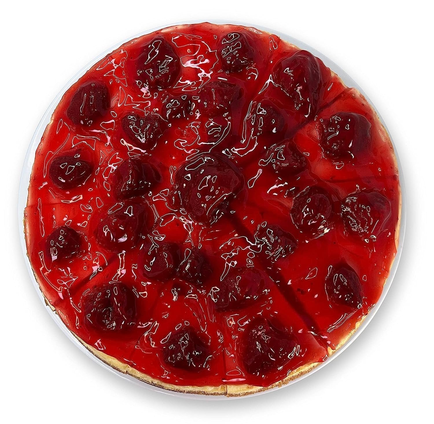 Andy Anand Strawberry Swirl Cheesecake (9-inch, 3.4 lbs) | Hand-Baked Bakery Cheesecake | Local SoCal Bakery