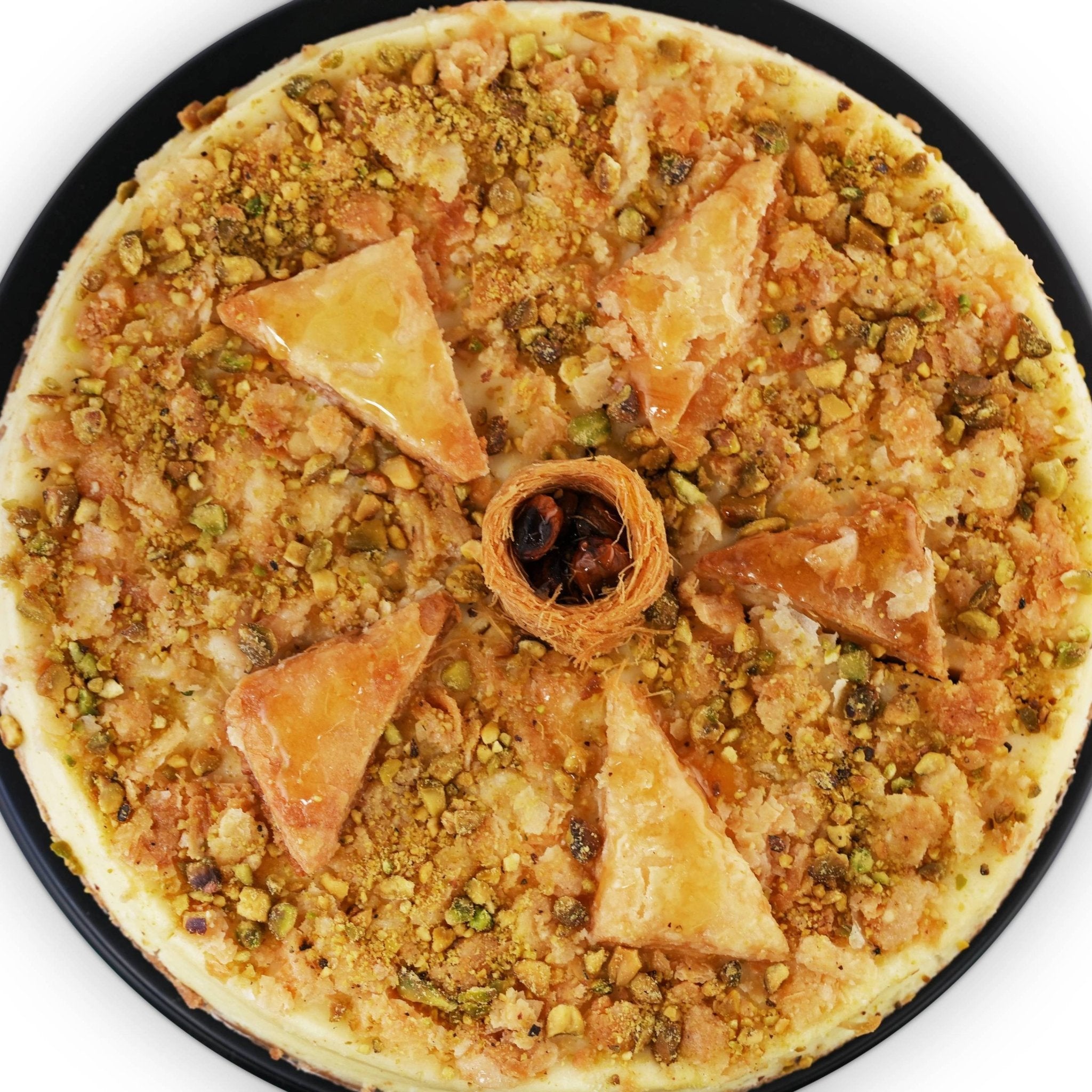 Andy Anand Baklava Cheesecake (9-inch, 2.8 lbs) | Hand-Baked Bakery Cheesecake | Local SoCal Bakery