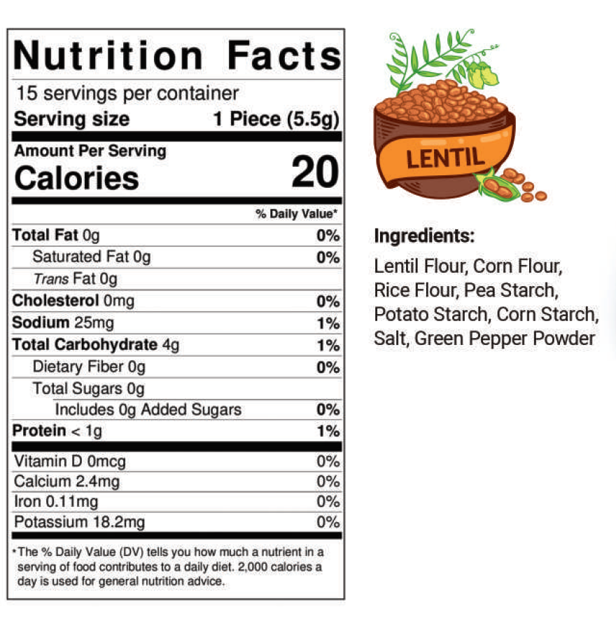 Kim's Deli Pop Lentil Flavor