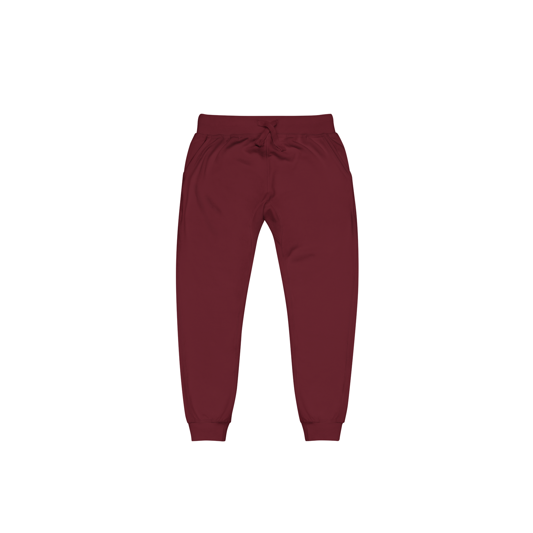 Maroon Fleece Sweatpants
