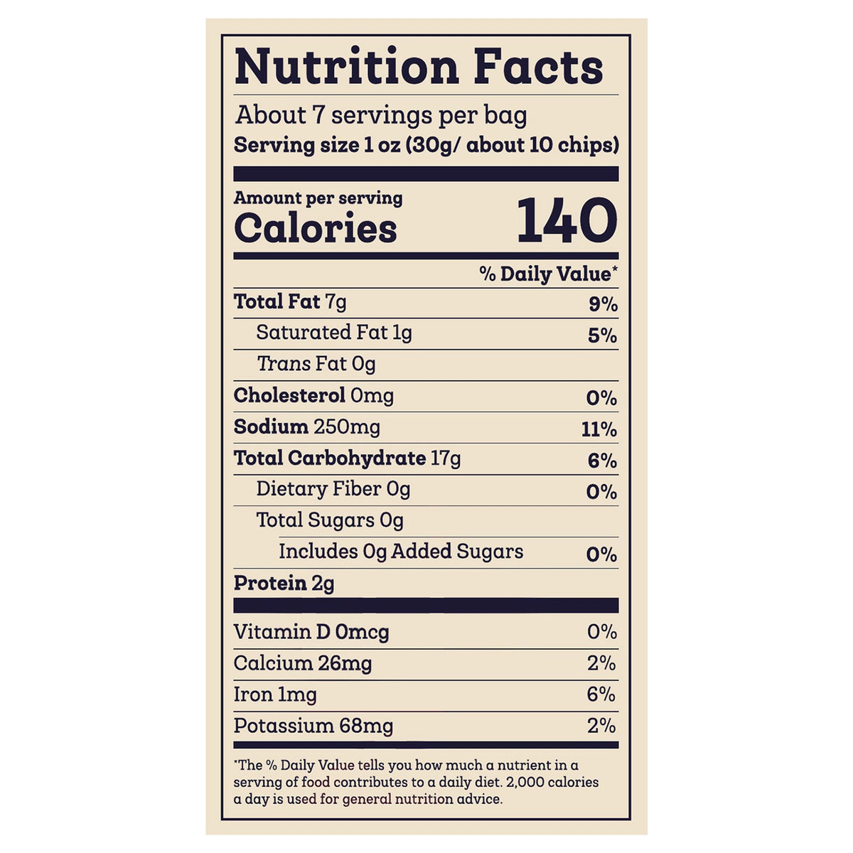 Siete Sea Salt Tortilla Chips, 7.5 oz (Case of 6)