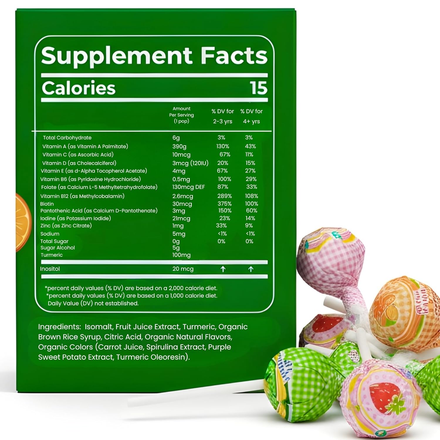 Andy Anand Sugar-Free Lollipops, 29 ct, 8.8 oz – Natural Fruit Flavors