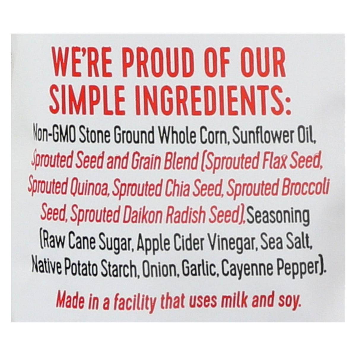 Way Better Snacks Sweet Chili Tortilla Chips, 5.5 oz (Case of 12)
