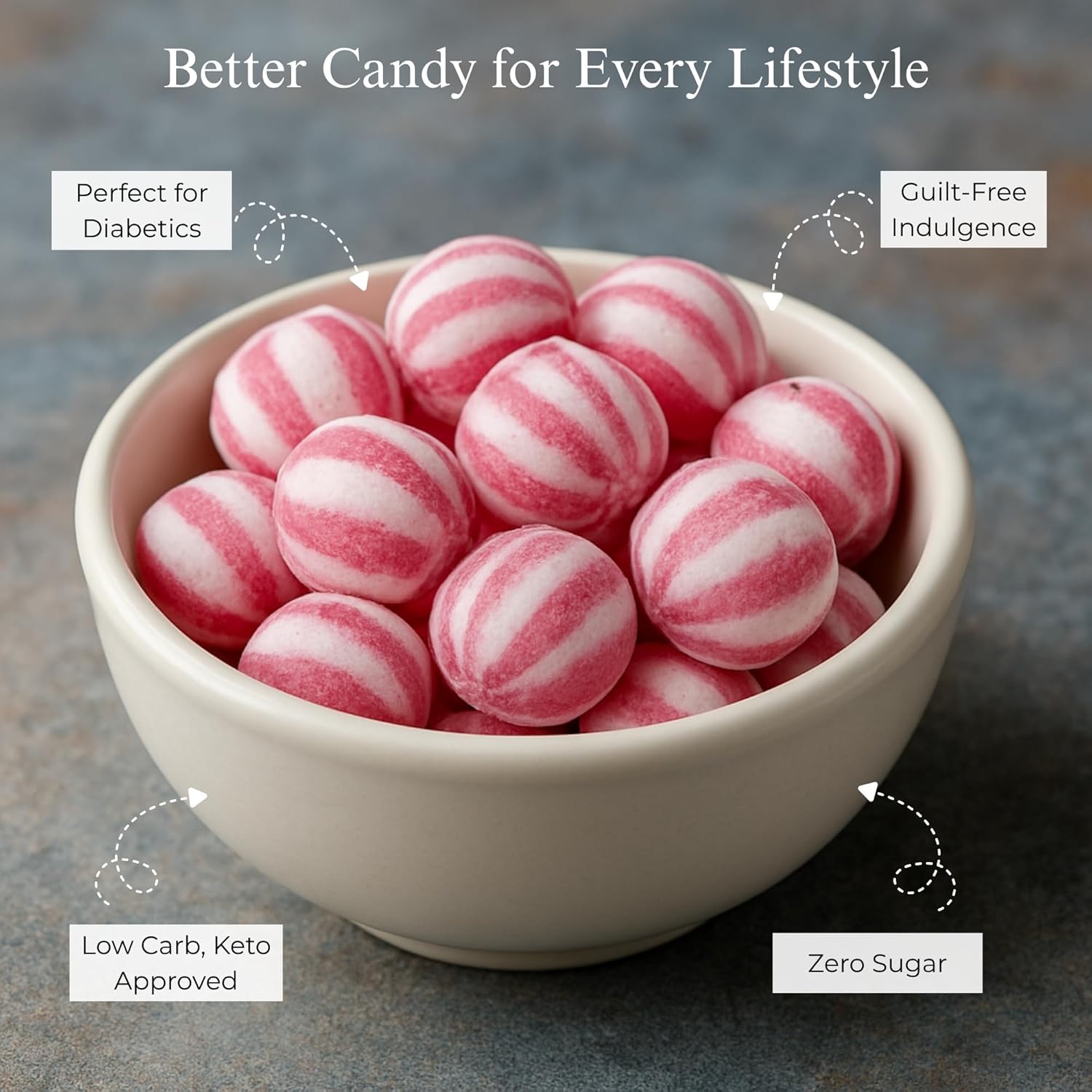 Andy Anand Sugar-Free Fizzy Cola Hard Candy (28 pc, 7 oz) | Sugar-Free & Keto Candy | Local SoCal Bakery