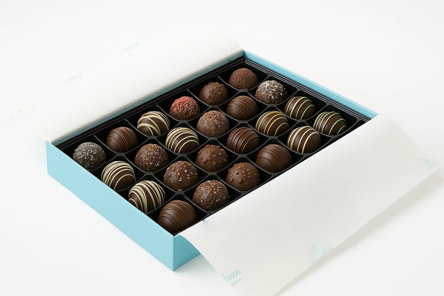 Andy Anand Artisan Vegan Dark Chocolate Truffles (16 pc) | Handmade Gift Box, 60% Cocoa Butter | Local SoCal Chocolatier