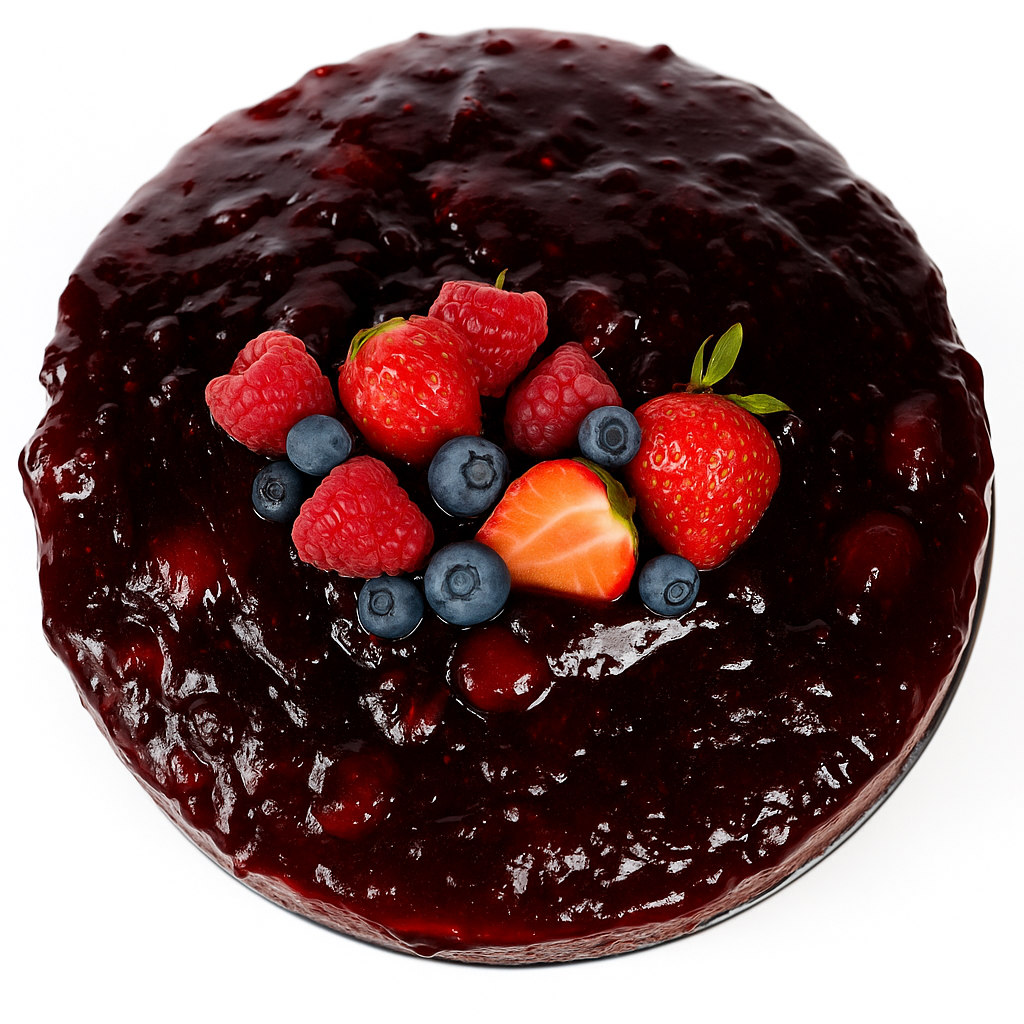 Andy Anand Sugar-Free Gluten-Free Wildberry Cake (2.5 lbs) | Keto & Diabetic-Friendly | SoCal Bakery