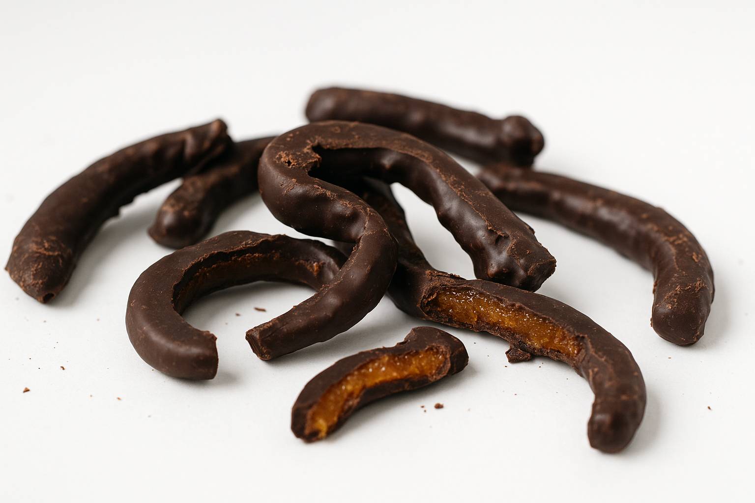 Andy Anand Dark Chocolate Orange Peel Bars (1 lb Gift Box) | Gourmet Belgian Chocolate | Local SoCal Chocolatier