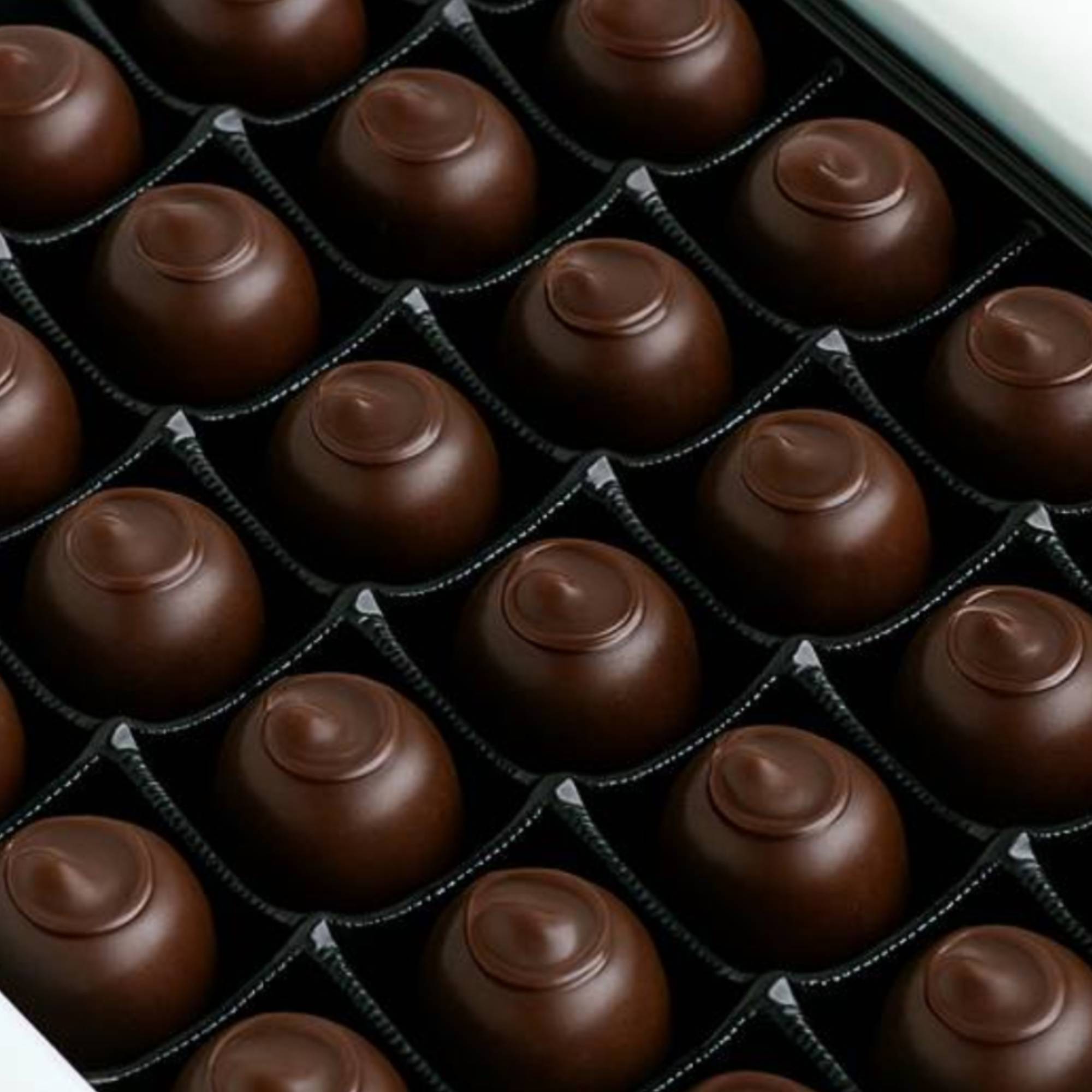 Andy Anand Sugar-Free Vegan Dark Chocolate Cherry Cordial Truffles (24 pc) | 60% Cocoa Butter | Local SoCal Chocolatier